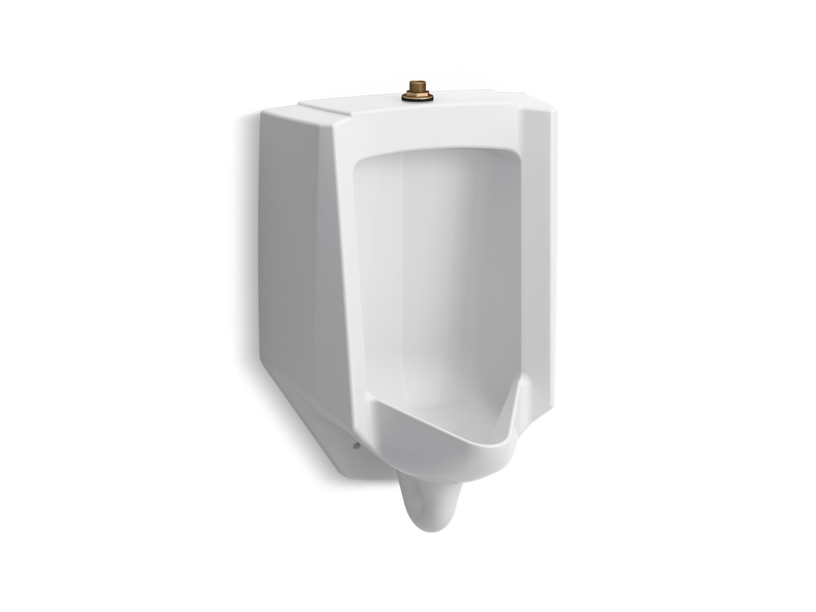 KOHLER K-4991-ET Bardon High-Efficiency Urinal (HEU), washout, wall-hung, 0.125 gpf to 1.0 gpf, top spud