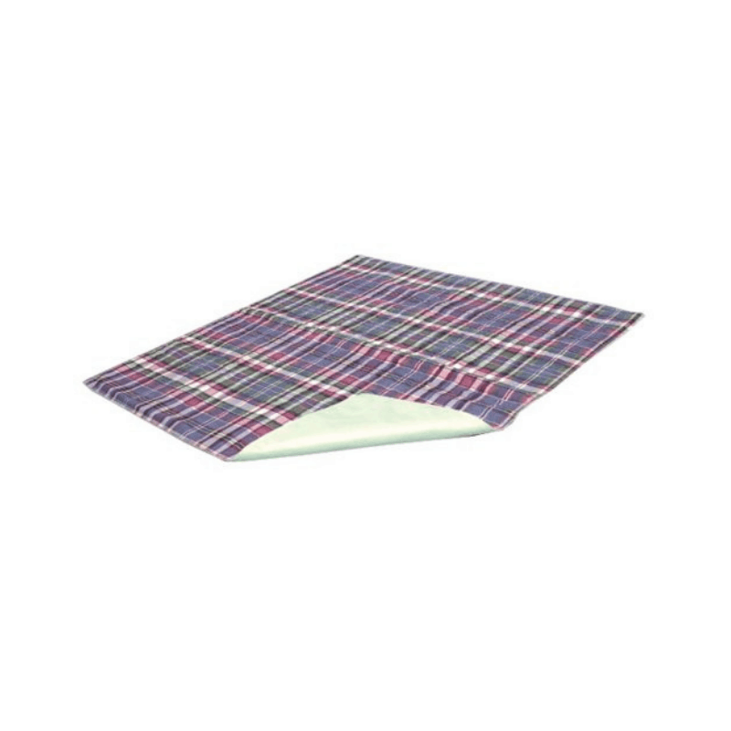 Essential Medical Supply Quik-Sorb Plaid Quilted Reusable Underpads