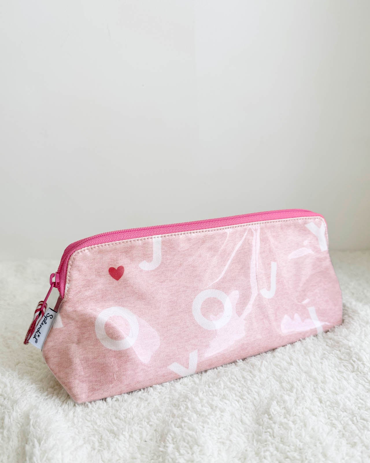 Small Pink Joy Makeup Bag